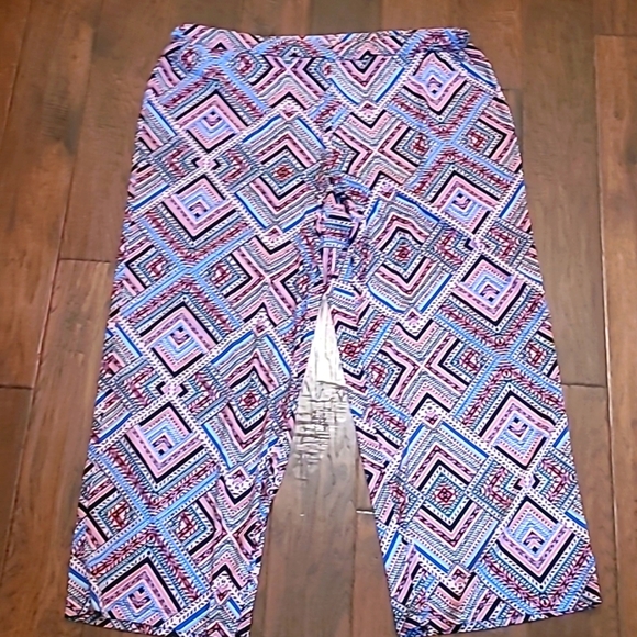 New Directions women's Colorful pullon wideleg pants size 3X - Picture 1 of 8